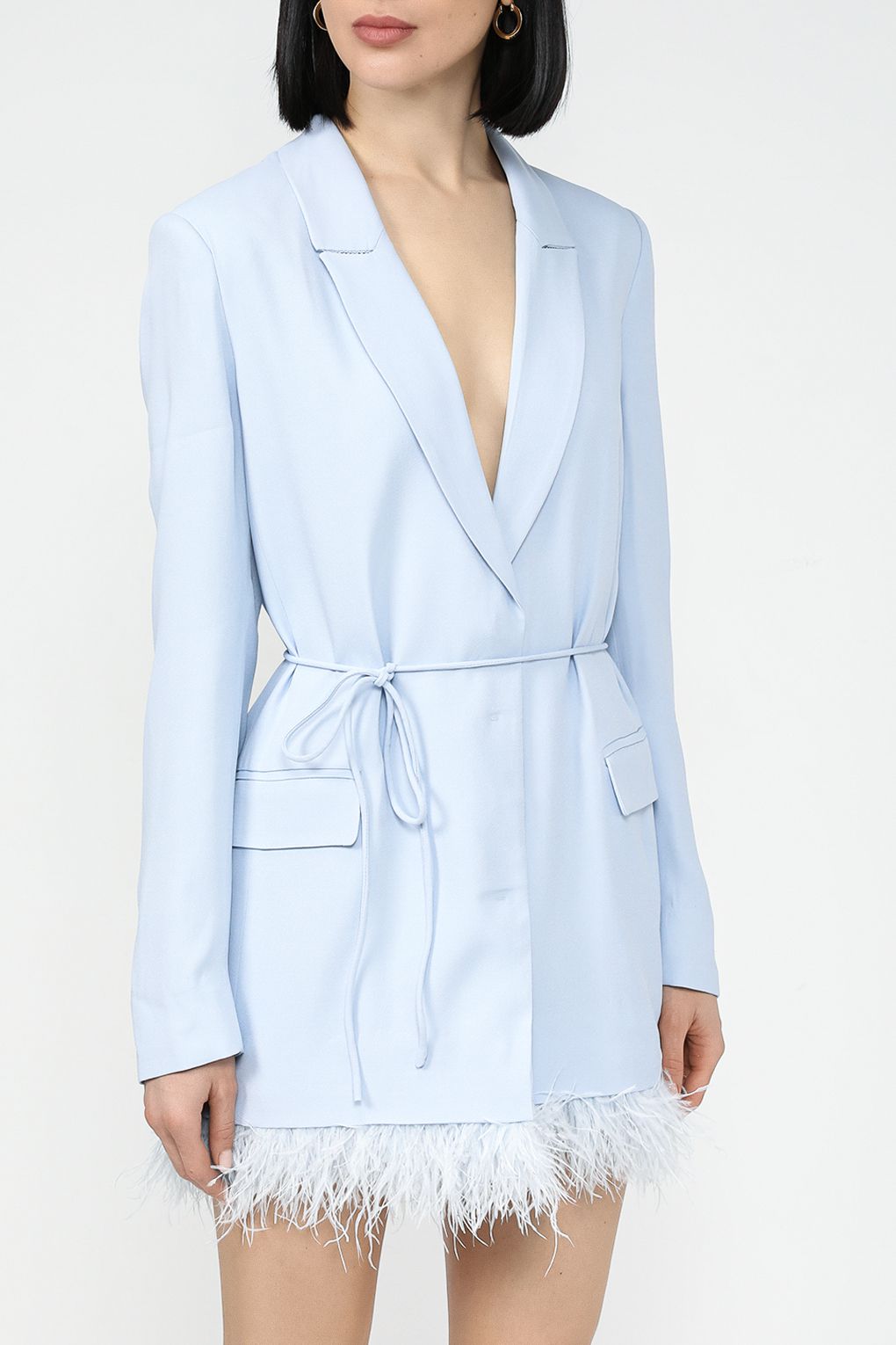 

Платье женское TWINSET 241TP2372 синее 44, Синий, 241TP2372