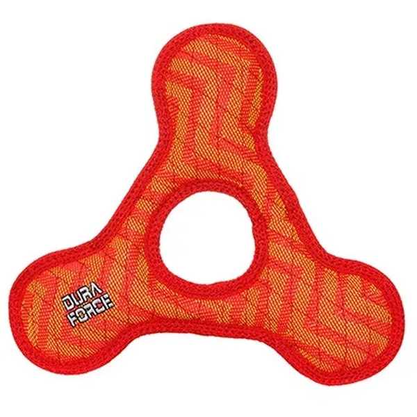 Игрушка для собак Tuffy Треугольник с круглым отверстием красный