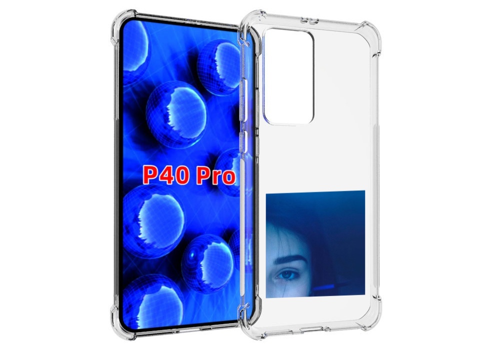 

Чехол MyPads Hate Love face для Huawei P40 Pro противоударный, Прозрачный, Tocco