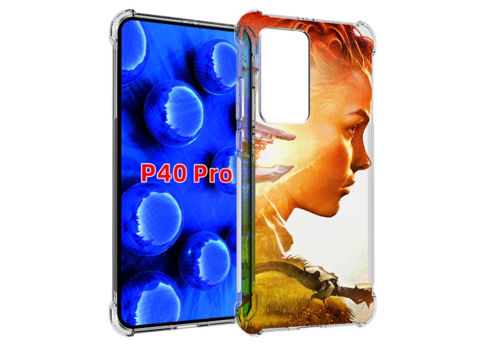 

Чехол MyPads Horizon Zero Dawn art для Huawei P40 Pro противоударный, Прозрачный, Tocco