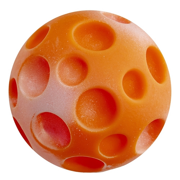 Игрушка для собак Yami Yami Мяч Луна малая оранжевый виниловый 0,07 кг
