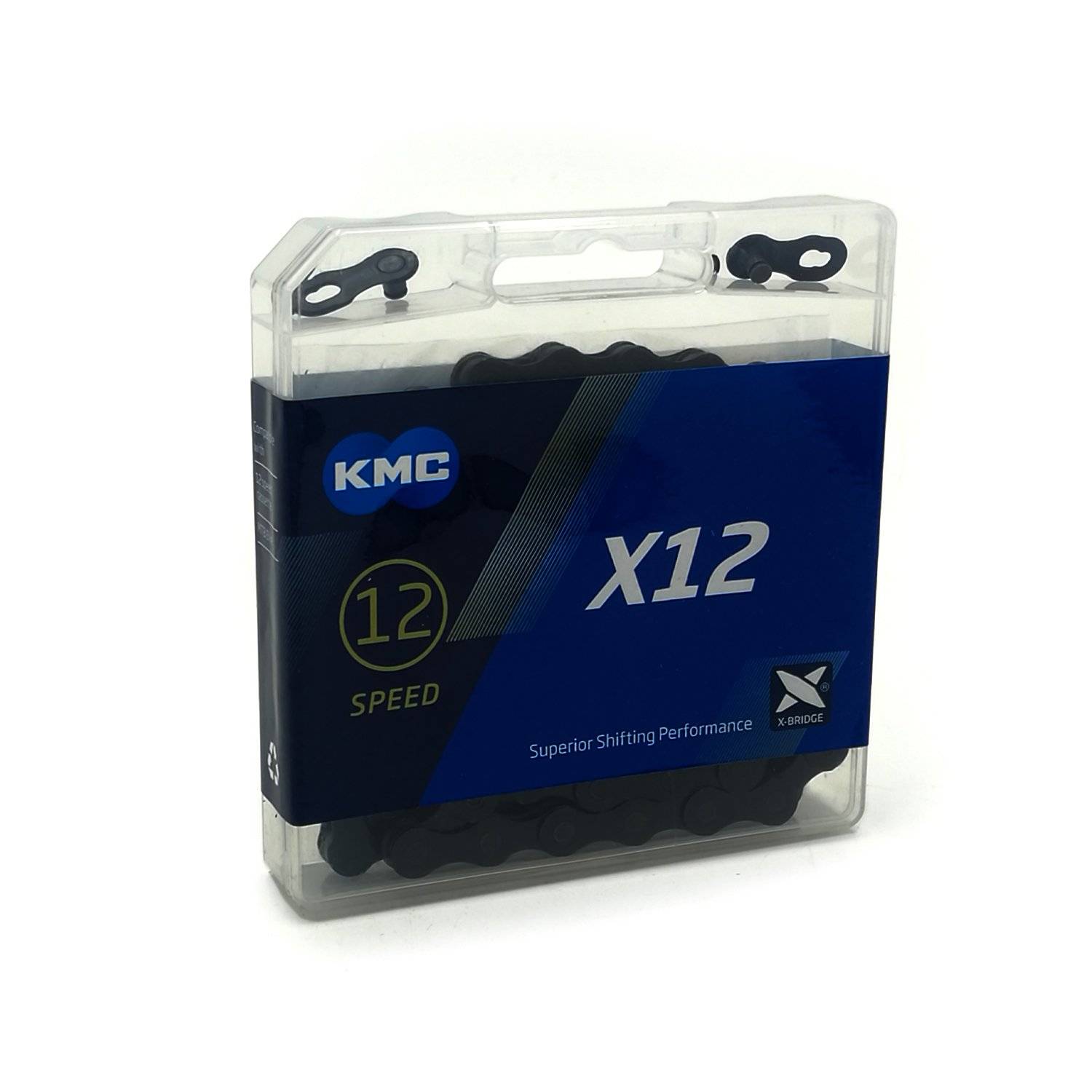 

Цепь KMC X12 12ск. 126L Black (BX12BB126), Черный, X12