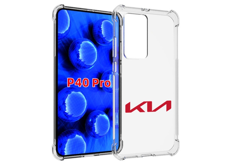 

Чехол MyPads Kia-киа-3 для Huawei P40 Pro противоударный, Прозрачный, Tocco