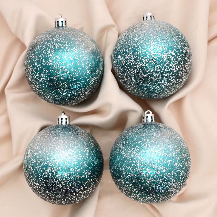 

Набор шаров Зимнее волшебство Джейн космос, изумруд, пластик d-8 см, 4 шт, Зеленый