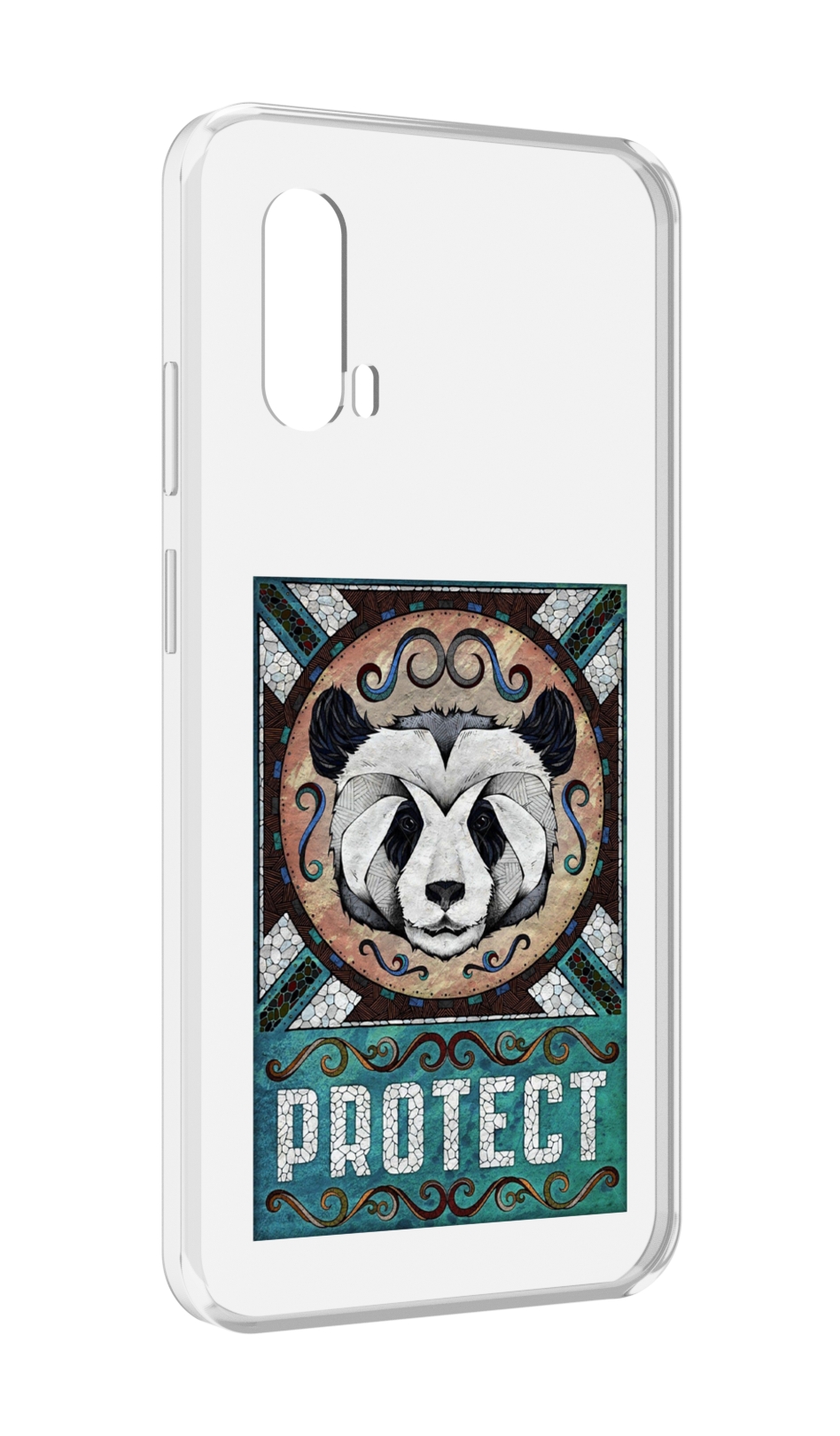 

Чехол MyPads защита панды для Blackview BV7100, Прозрачный, Tocco