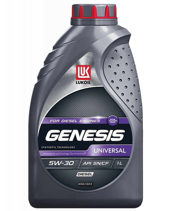 Моторное масло Lukoil синтетическое Genesis Universal Diesel 5W30 1л