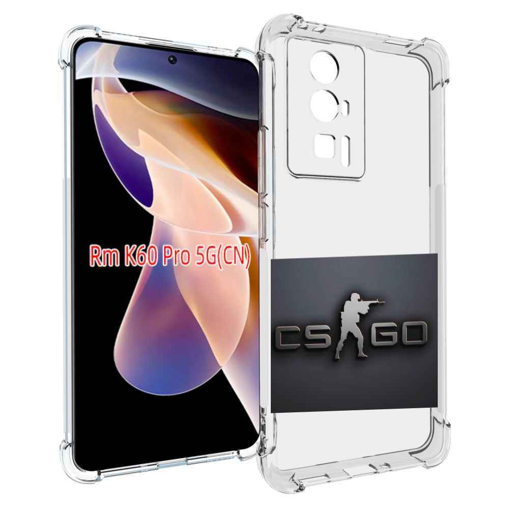 

Чехол MyPads CS go логотип мужской для Xiaomi Redmi K60 Pro, Прозрачный, Tocco