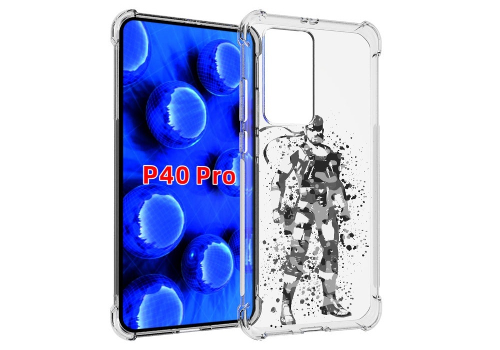 

Чехол MyPads Metal Gear Solid Snakes для Huawei P40 Pro противоударный, Прозрачный, Tocco