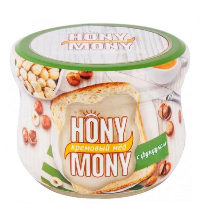 

Крем-мед Hony Mony с фундуком 220 г
