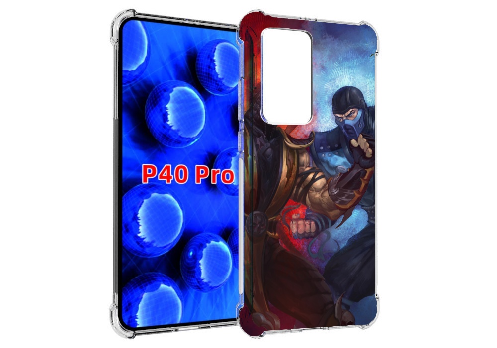 

Чехол MyPads Mortal Kombat art для Huawei P40 Pro противоударный, Прозрачный, Tocco