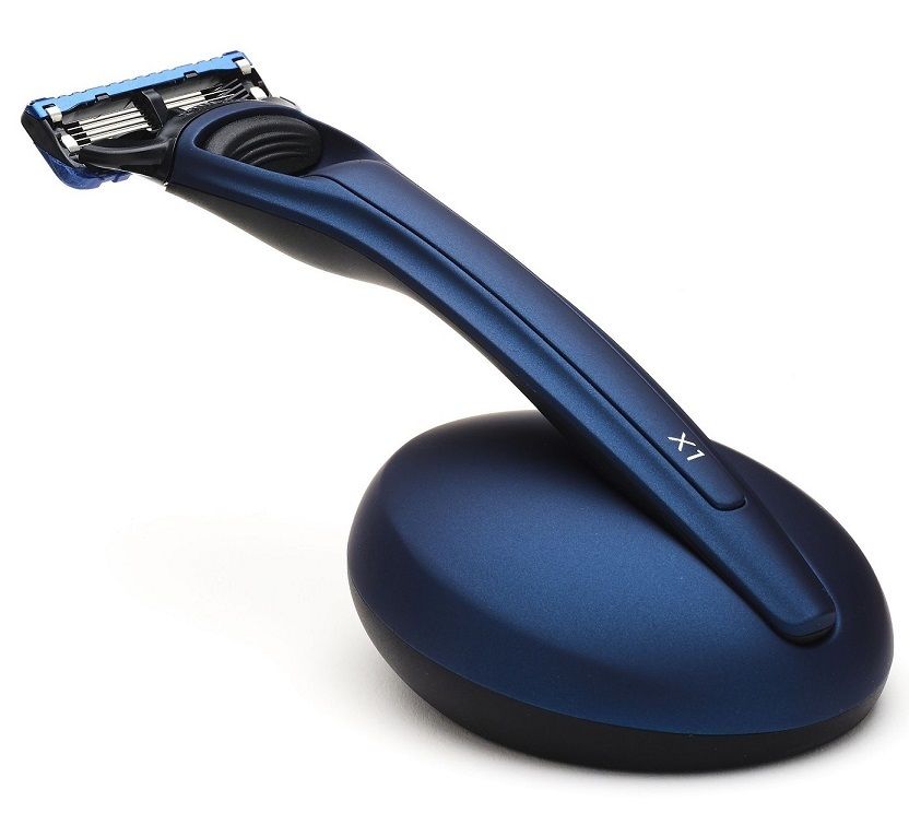 Набор Bolin Webb X1 бритва X1 матовая синяя подставка матовая синяя подставка для телефона luazon в форме рук регулируемая ширина синяя