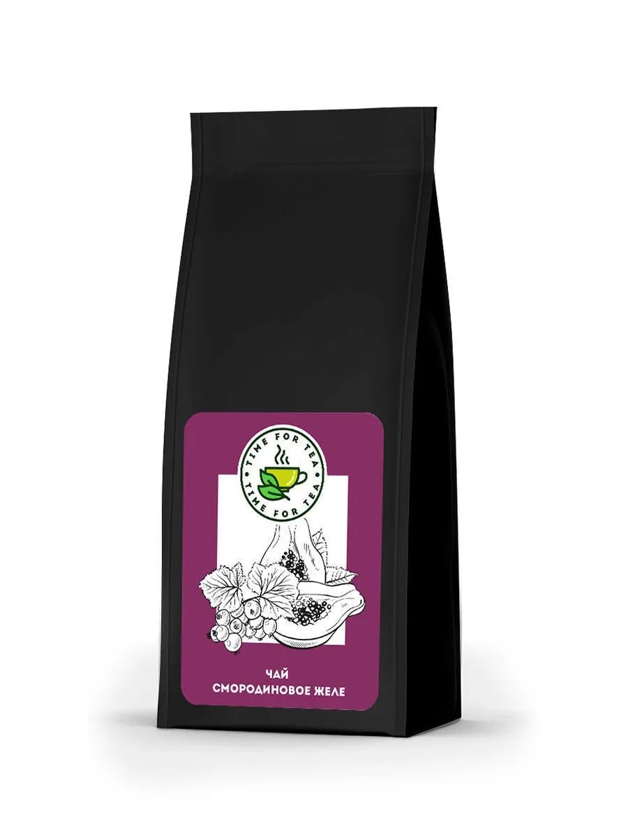 

Чай каркаде Time for tea Смородиновое желе листовой 200 г