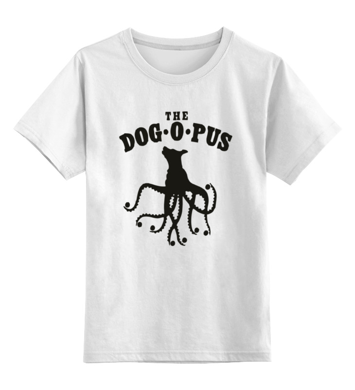 

Футболка детская Printio The dog o pus цв. белый р. 128, The dog o pus
