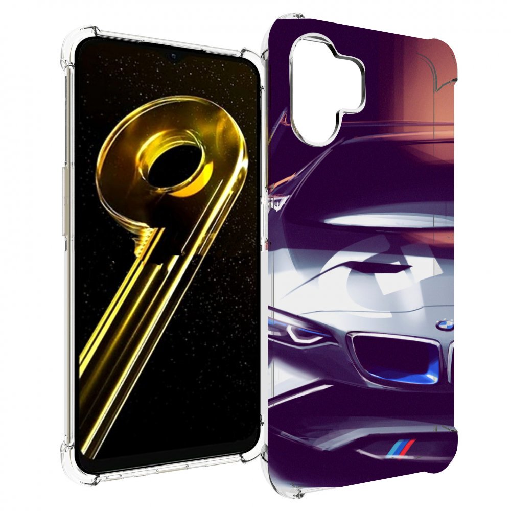 

Чехол бампер MyPads Бэмвэ мужской для Realme 10 5G противоударный, Прозрачный, Tocco