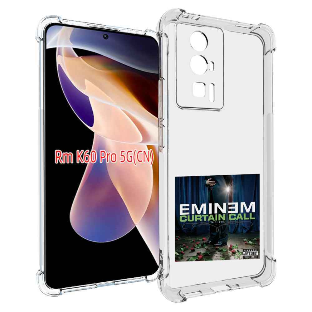 

Чехол MyPads Eminem CURTAIN CALL, THE HITS для Xiaomi Redmi K60 Pro, Прозрачный, Tocco