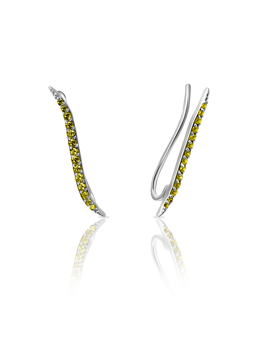 

Серьги из серебра с фианитом SKAZKA Natali Romanovoi 52390, 52390