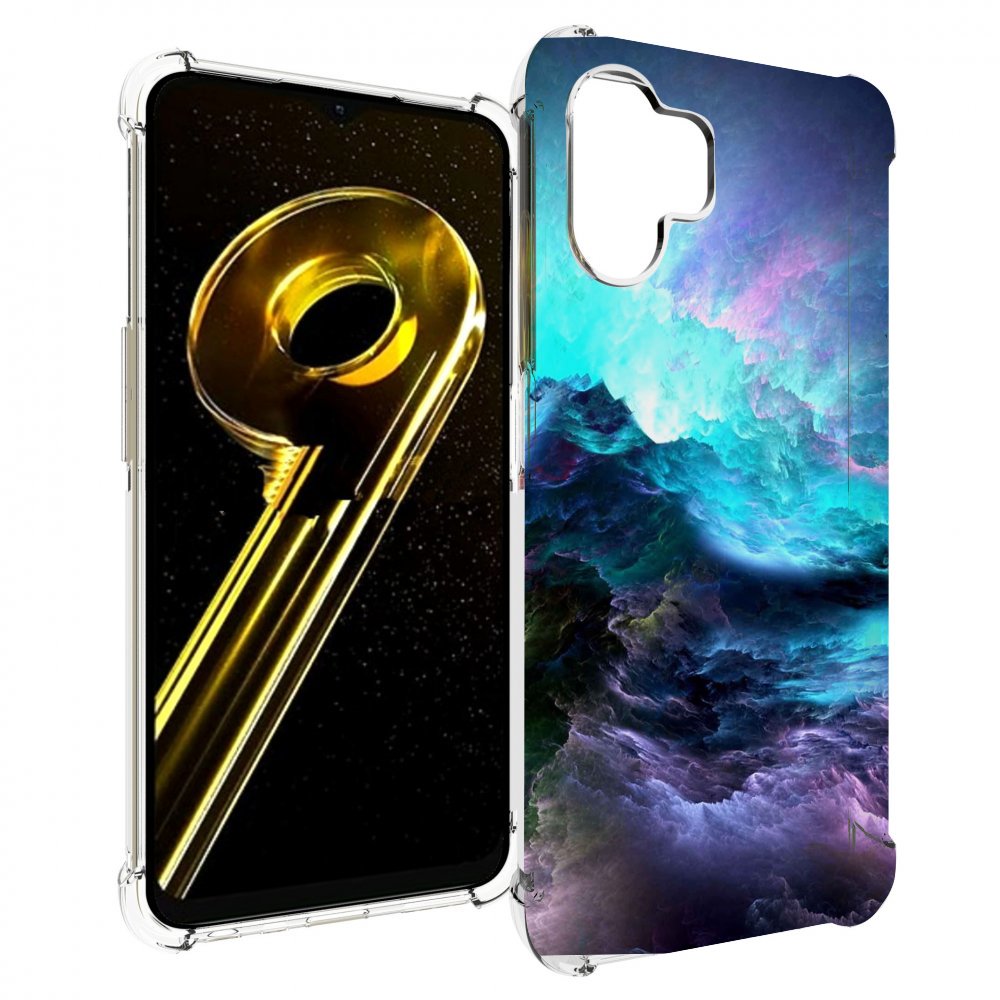 Чехол бампер MyPads Волна для Realme 10 5G противоударный