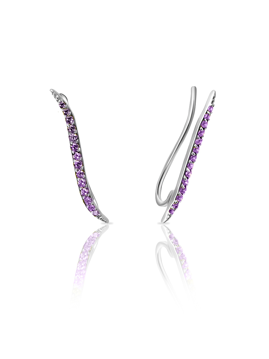

Серьги из серебра с фианитом SKAZKA Natali Romanovoi 52391, 52391