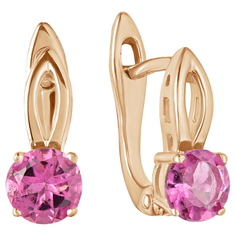 

Серьги из серебра с турмалином LAZURIT-ONLINE 8347PG, 8347PG