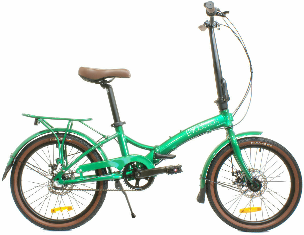 Велосипед Evolution Town-3 20 MD 2023, зеленый