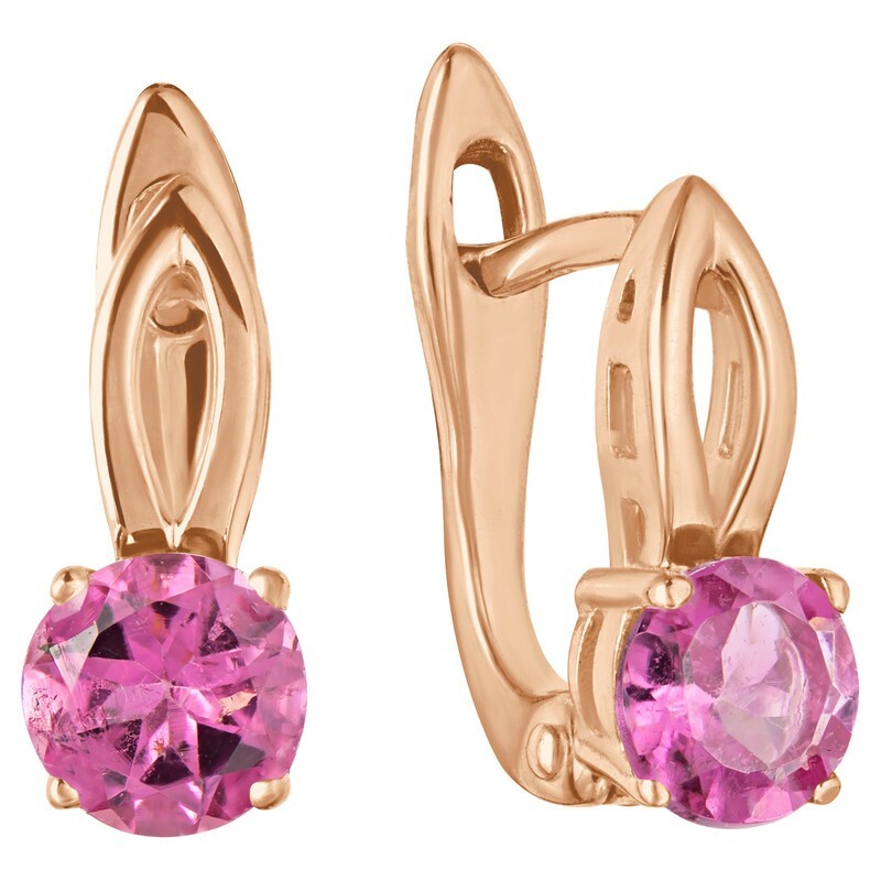 

Серьги из серебра с турмалином LAZURIT-ONLINE 8347RG, 8347RG