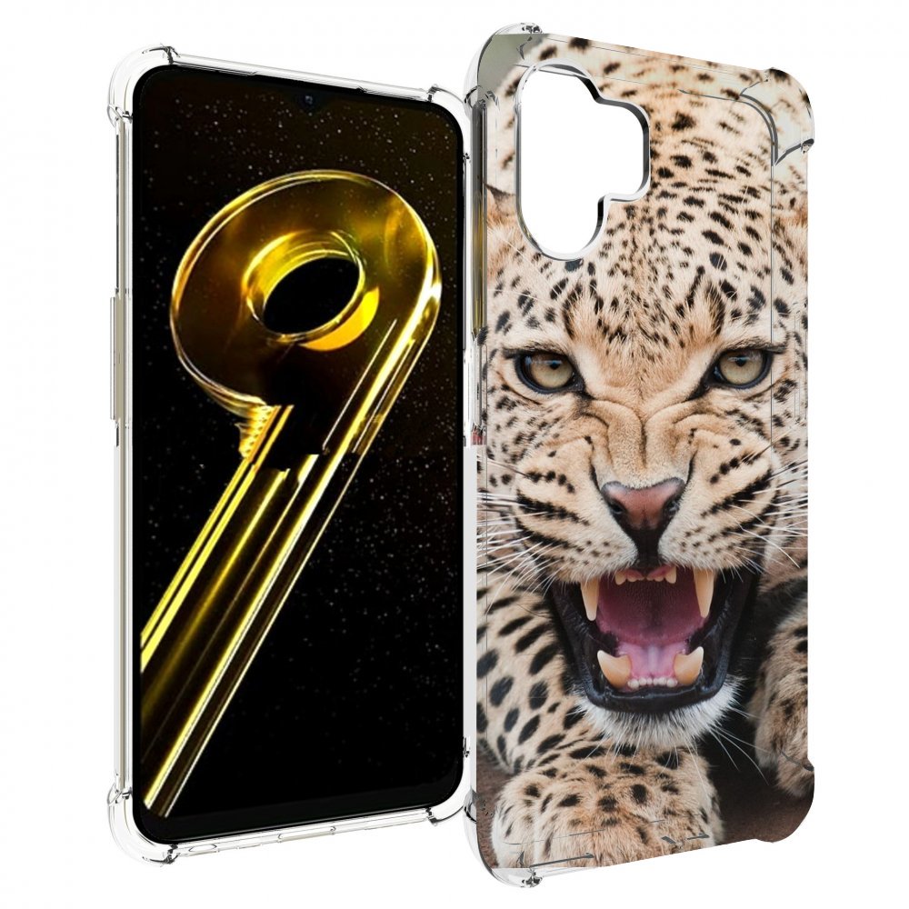 

Чехол бампер MyPads Гепард-красивый мужской для Realme 10 5G про..., Прозрачный, Tocco