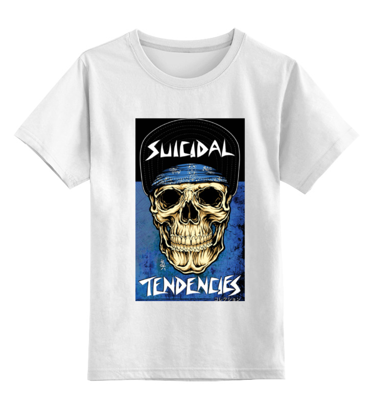 

Футболка детская Printio Suicidal tendencies цв. белый р. 128, Suicidal tendencies