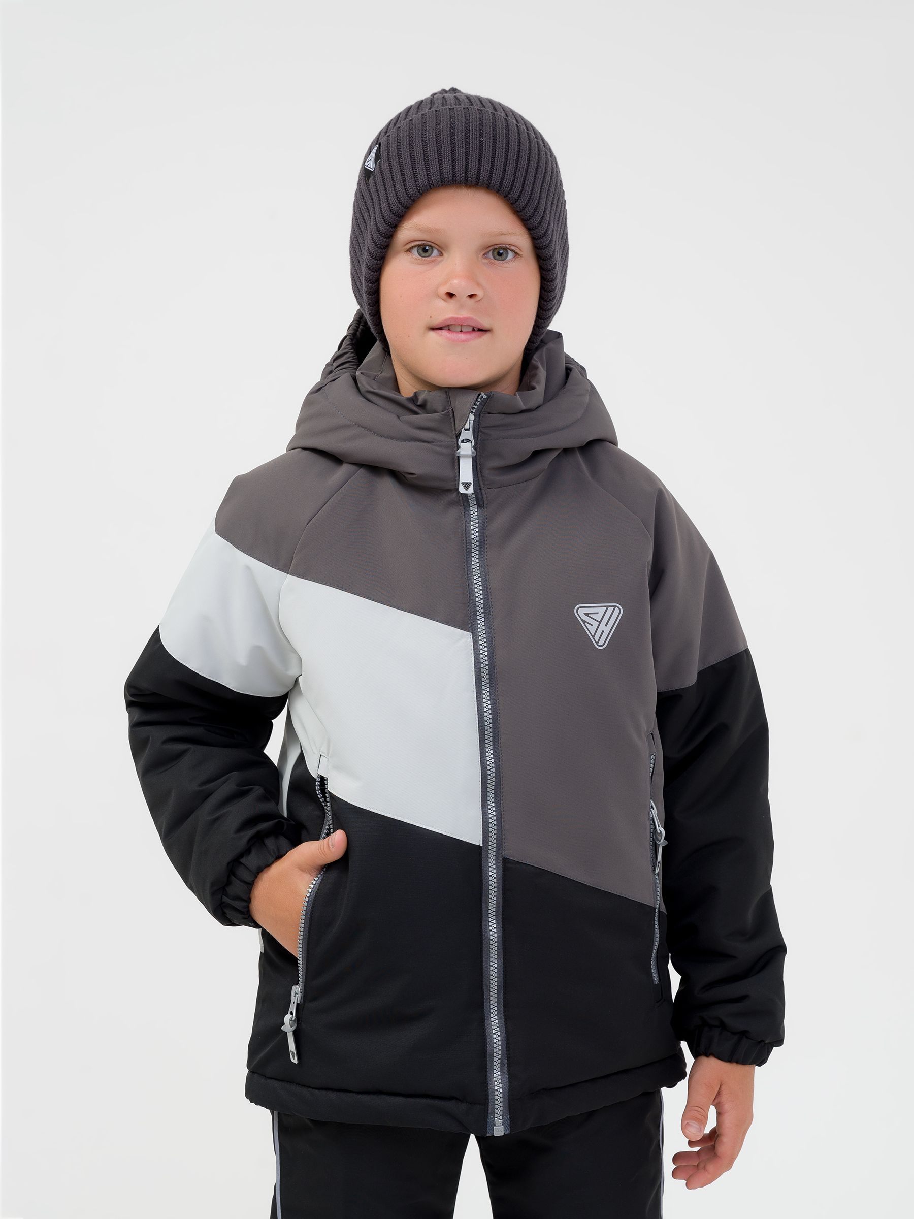 Куртка детская Sherysheff О19066, серый, 110