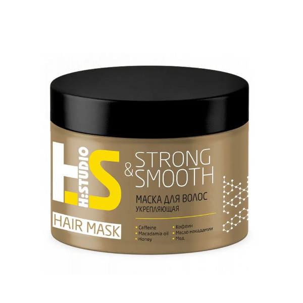 Маска для волос Romax Strong & Smooth укрепляющая для поврежденных волос 300 г мыло бизорюк фабрика здоровья для чувствительной кожи 100 г