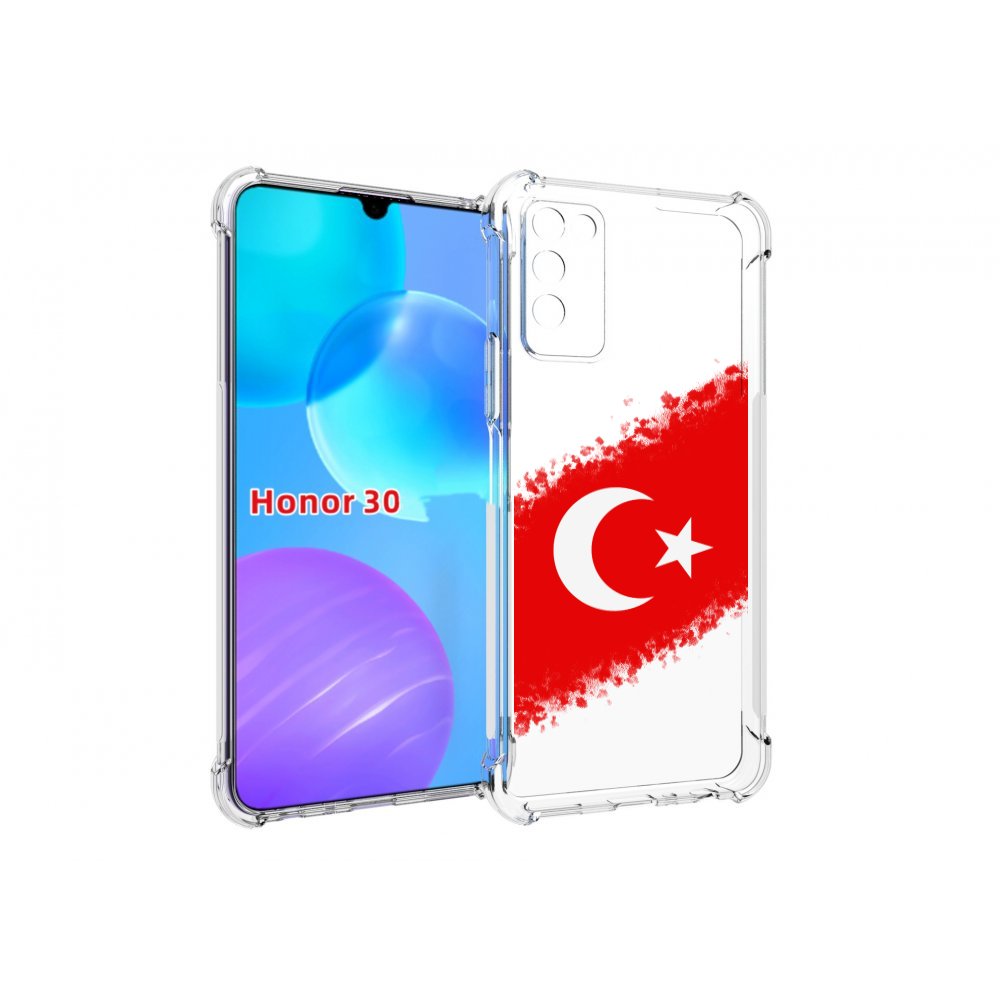 

Чехол MyPads флаг Турции для Huawei Honor 30 Lite, Tocco