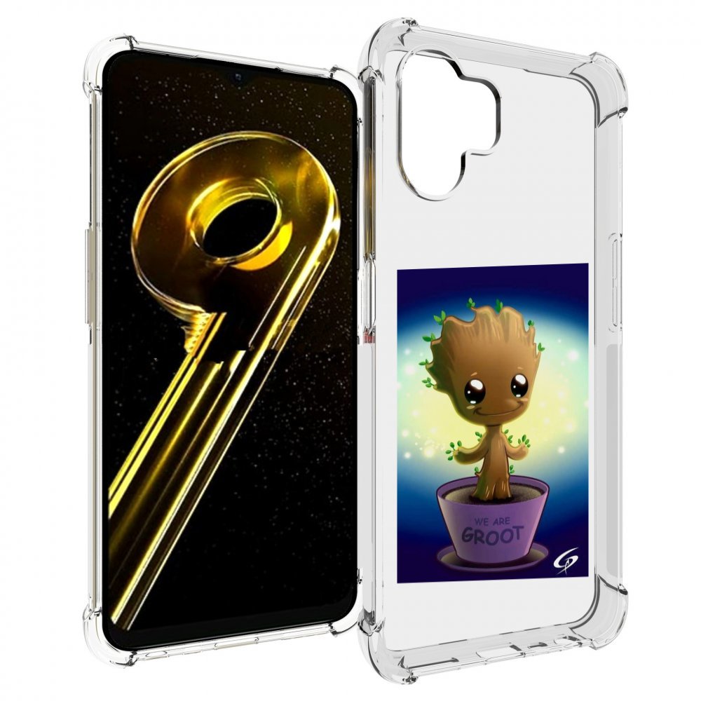 Чехол бампер MyPads Грут для Realme 10 5G противоударный