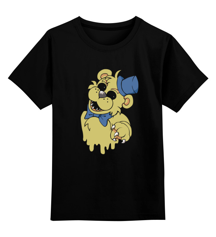 

Футболка детская Printio Golden freddy цв. черный р. 128, Golden freddy