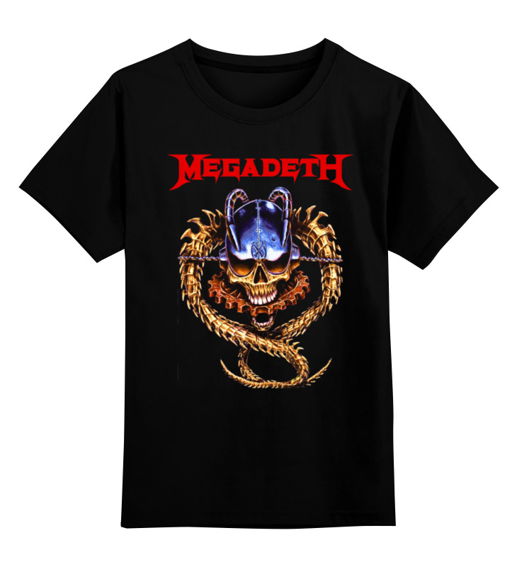 

Футболка детская Printio Megadeth цв. черный р. 128, Megadeth