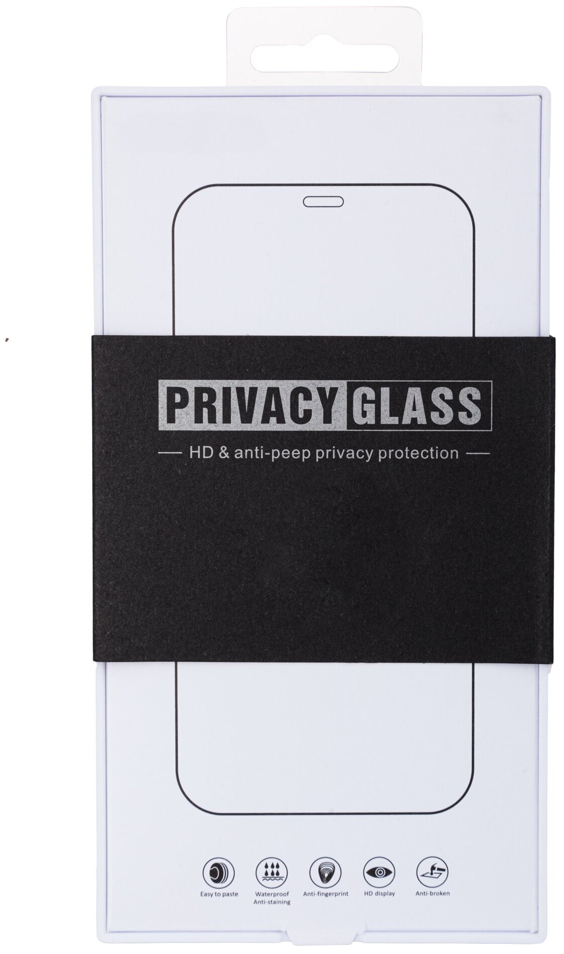 

Защитное стекло Privacy "Антишпион" "Luxury класса" для iPhone 12, Apple iPhone 12