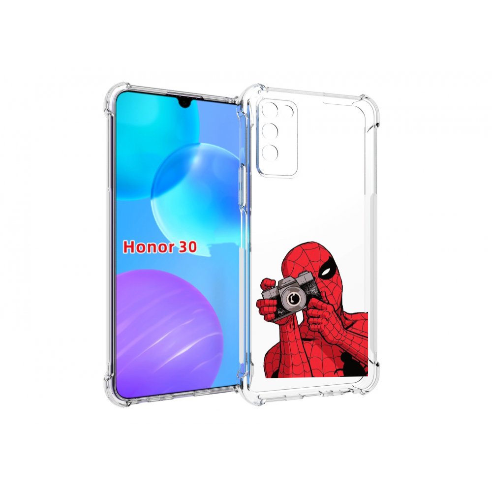 

Чехол MyPads человек паук фотограф детский для Huawei Honor 30 Lite, Tocco