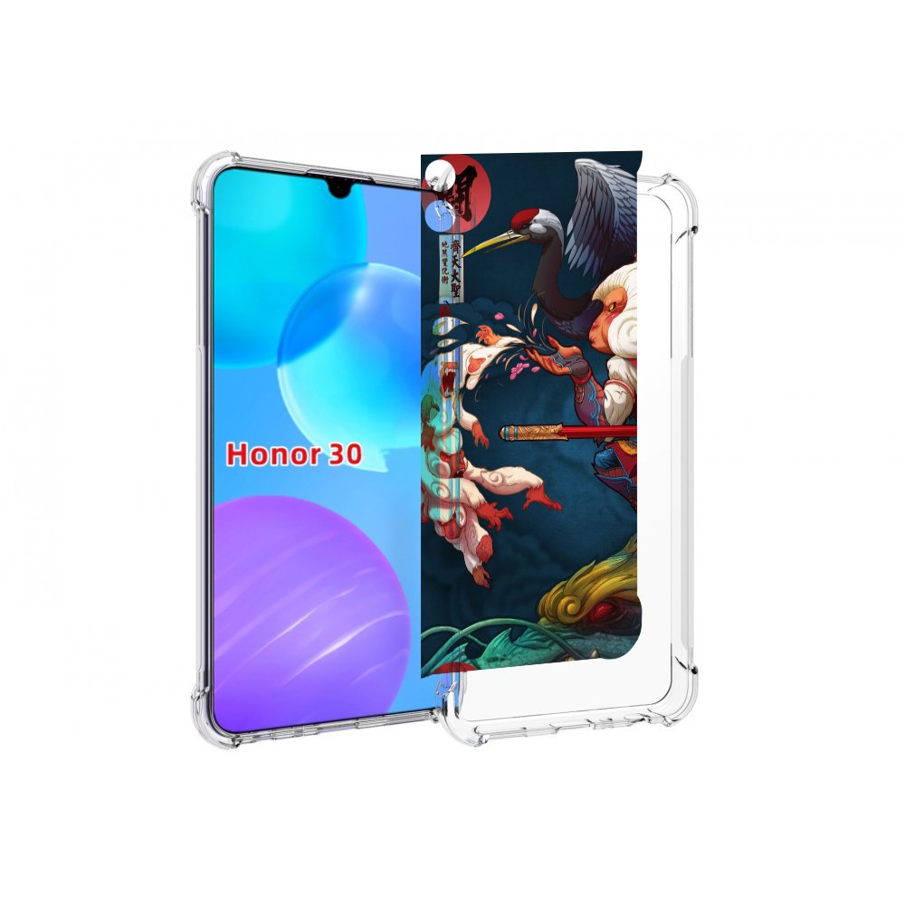 

Чехол MyPads японская обезьяна для Huawei Honor 30 Lite, Tocco