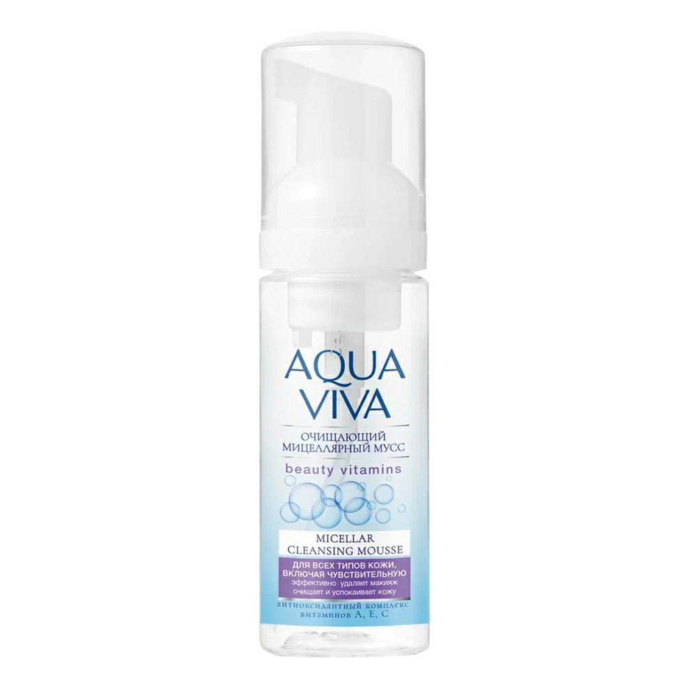 Мусс мицеллярный для лица Romax Aqua Viva 150 мл dior capture totale super potent cleanser очищающий мусс для умывания лица