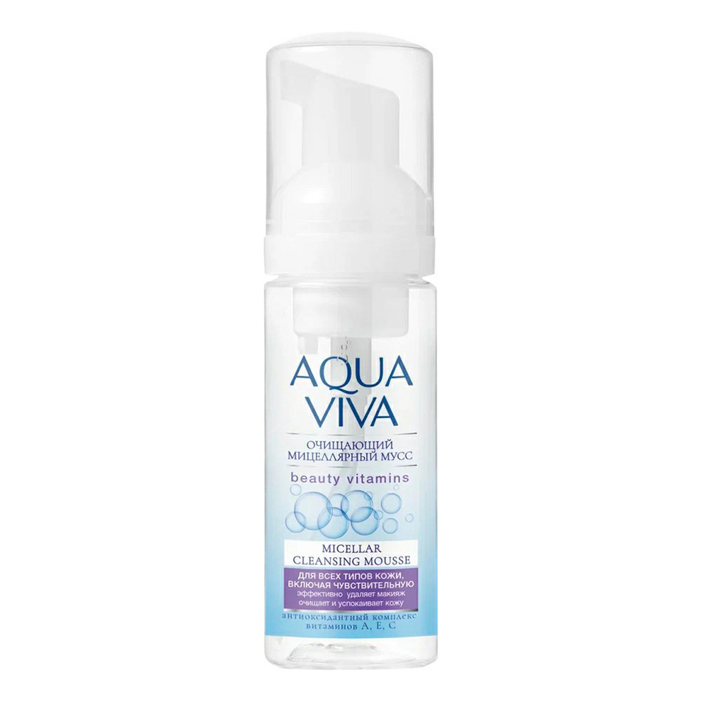 Мусс мицеллярный для лица Romax Aqua Viva 150 мл восстанавливающий мусс inimitable style treating mousse