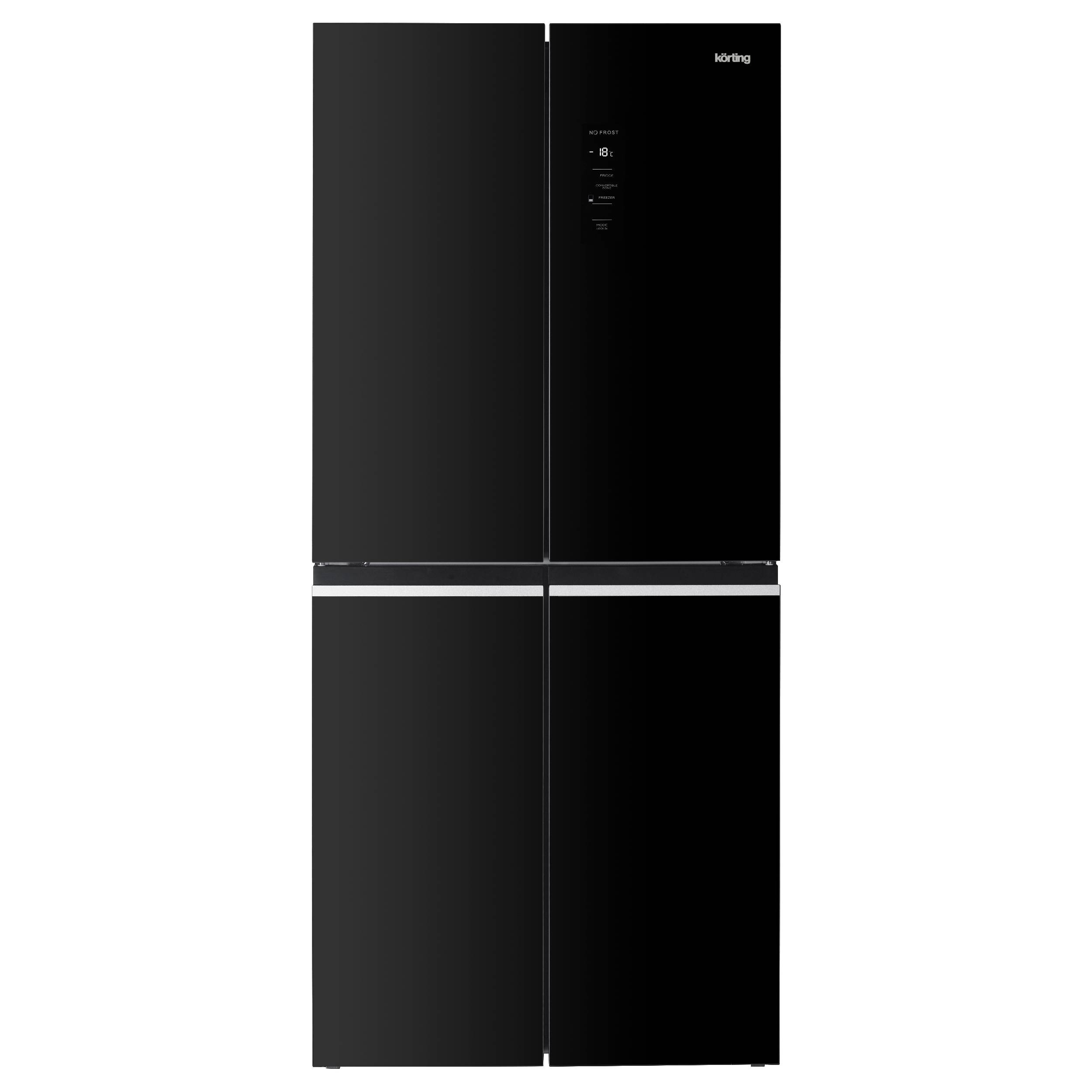 Холодильник Korting KNFM 84799 GN черный холодильник korting knfc 71863 b
