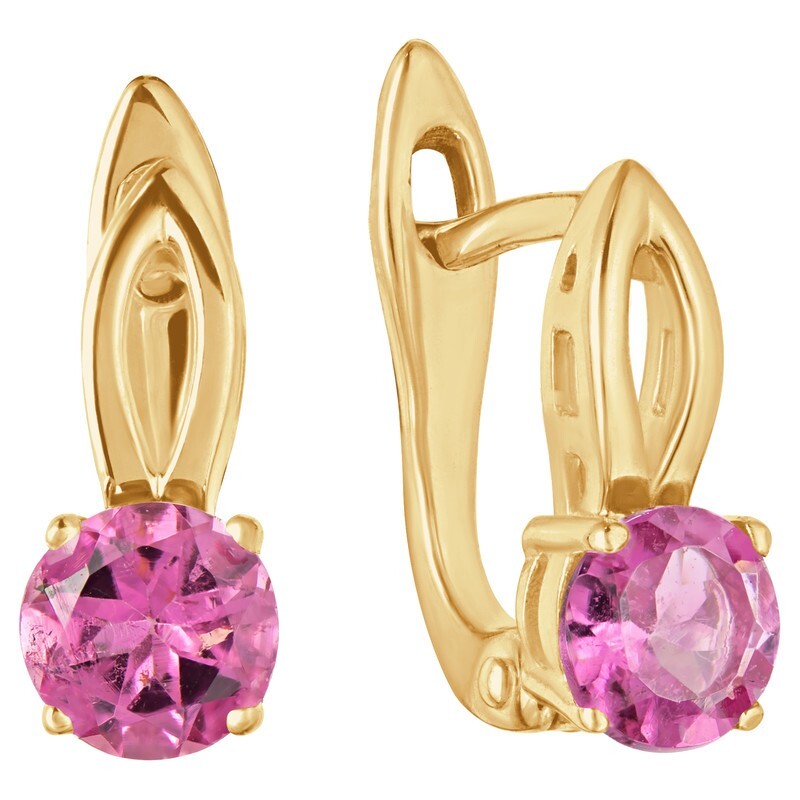 

Серьги из серебра с турмалином LAZURIT-ONLINE 8347YG, 8347YG