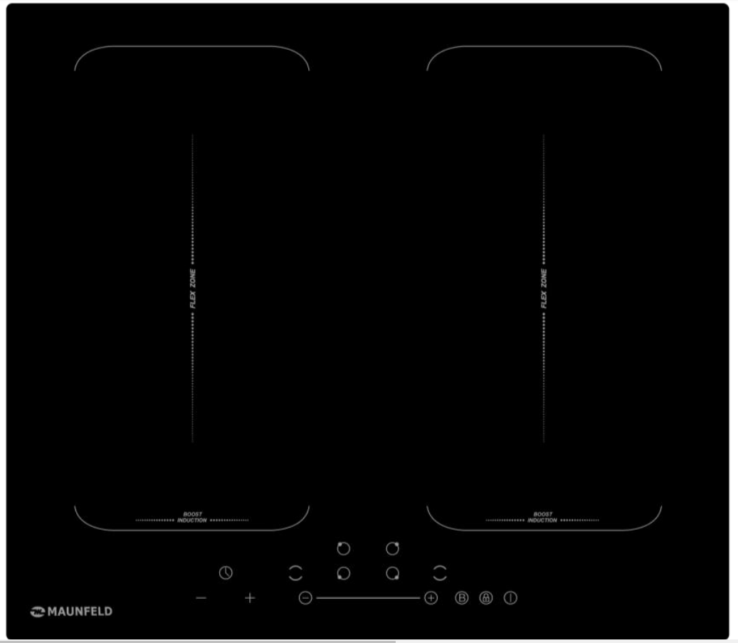 Встраиваемая варочная панель индукционная MAUNFELD EVI.594-FL2-BK черный