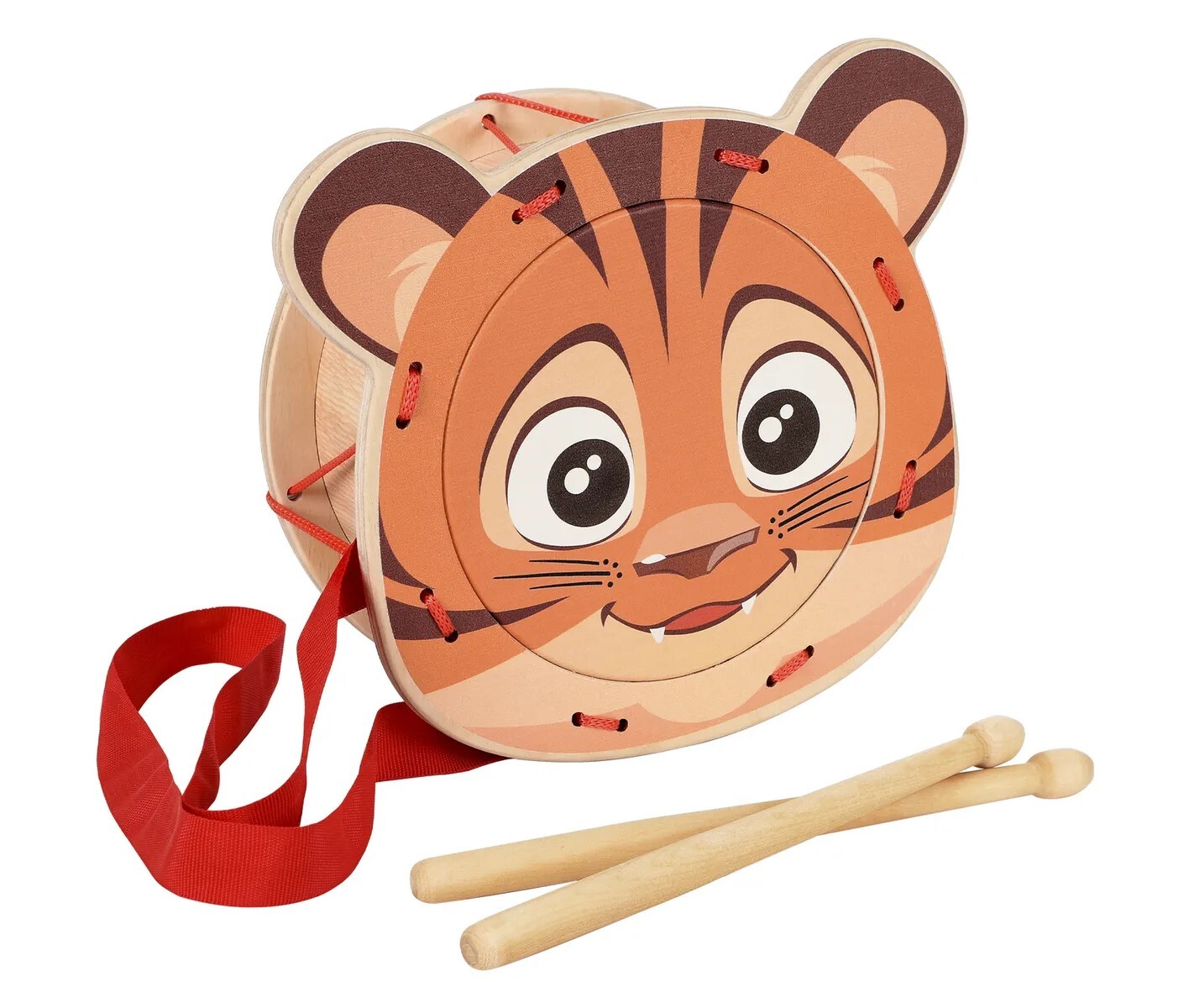 фото Игрушечный детский барабан leader toys тигренок 11446