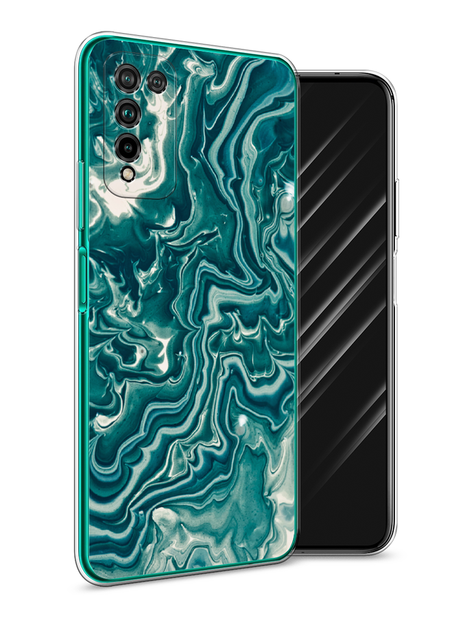 

Чехол Awog на Honor 10X Lite "Минералы 4", Голубой, 6104650-3