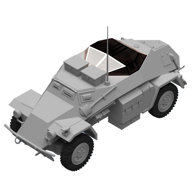 

Сборная модель ICM 1/48 Sd.Kfz.260, Германский бронеавтомобиль радиосвязи ІІ МВ 48193