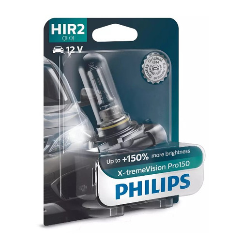 

Лампа автомобильная галогенная PHILIPS 9012XVPB1, HIR2, 12В, 55Вт, 1шт