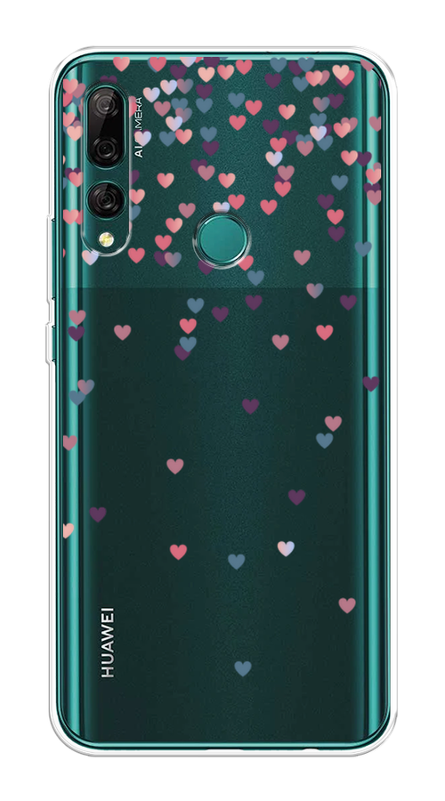 

Чехол на Huawei Y9 Prime 2019 "Посыпка сердечки", Розовый;фиолетовый, 611950-3
