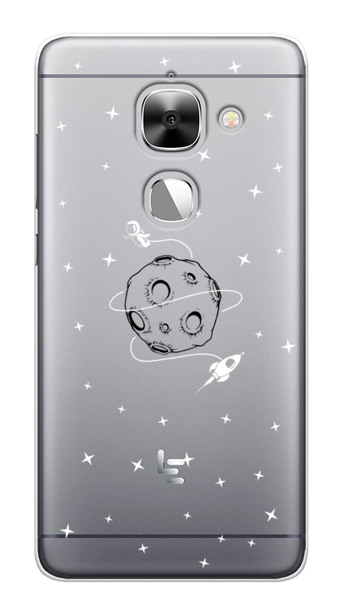 

Чехол на LeEco Le 2 "Полет вокруг луны", Белый;серый;черный, 140150-2