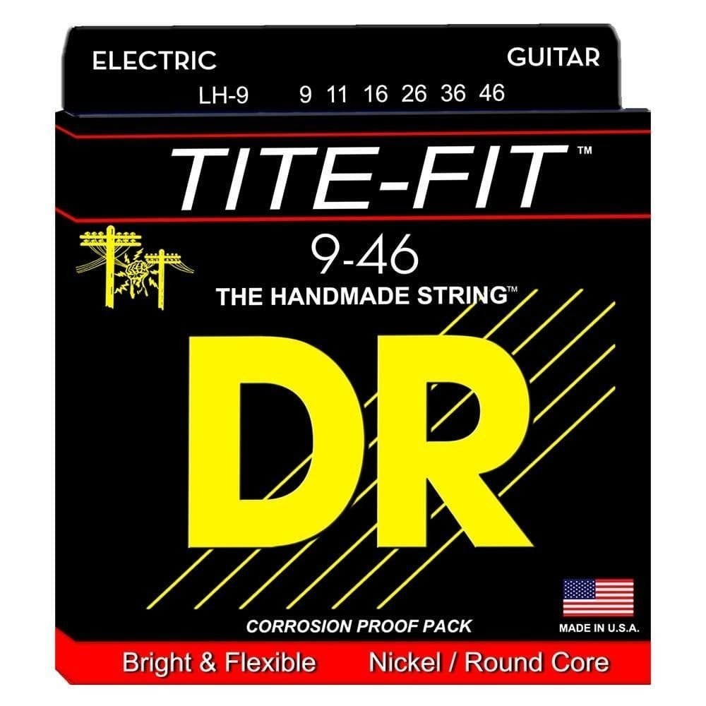 Струны для электрогитары DR LH 9, DR Strings Струны ДР