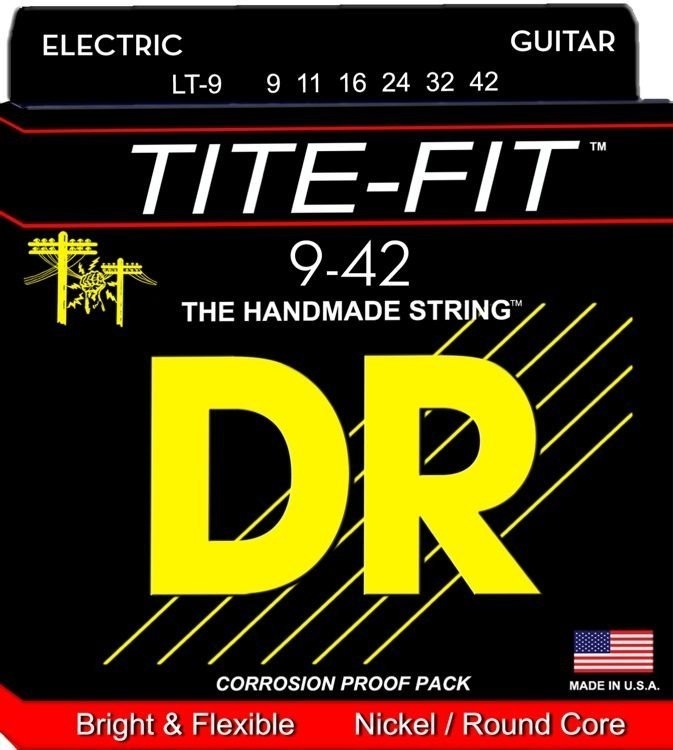 Струны для электрогитары DR LT 9, DR Strings Струны ДР