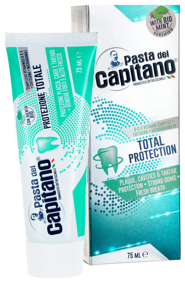 фото Зубная паста pasta del capitano total protection 75 мл